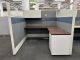 Haworth Compose Cubicle (Cherry - 6'D x 6'W x 66