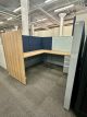 ReNewed Herman Miller Ethospace Cubicle with Millennium Oak Panel (6'D x 6'W x 54