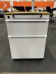 Knoll Mobile Box/File Pedestal (White/Gold)