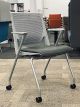 Haworth Very Side Chair w/ Casters (Grey/Grey)