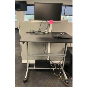 Worktable w/ Casters  (Black/Grey) 