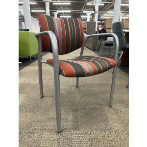 Herman Miller Aside Chair (Orange/Silver)