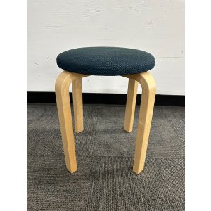Artek Aalto Stool 60 (Blue/Maple)