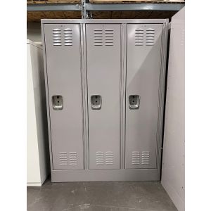 3 Tier Locker Units (Grey)
