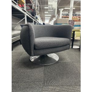 Knoll D'Urso Swivel Chair (Grey)