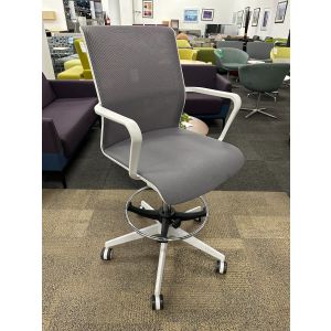 Allermuir Task Stool (Grey/Chrome)