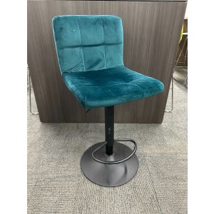 Green Height Adjustable Stool (Green/Black)