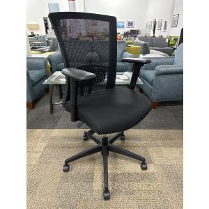 Global Vion Mesh Task Chair (Black/Black)