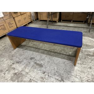 Bernhardt Wooden Bench (Blue)