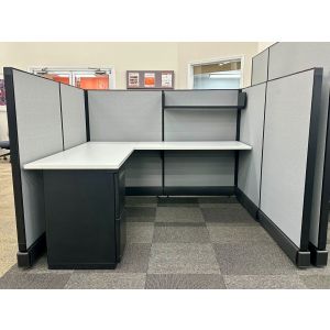 ReNewed Herman Miller AO2 Cubicle (6'D x 6'W x 53"H)