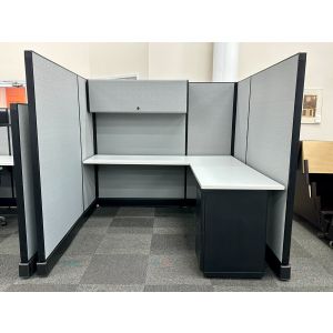 ReNewed Herman Miller AO2 Cubicle (6'D x 6'W x 67"H)