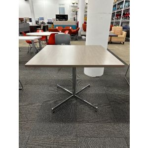 42" x 36" Brown Rectangular Laminate Cafe Table