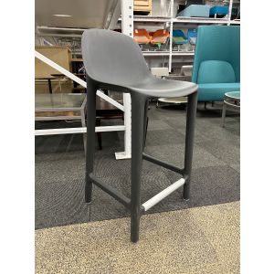 Emeco Broom Counter Height Stool (Dark Grey)