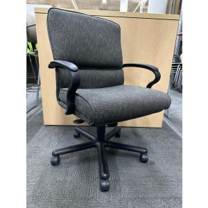 Brayton International Grey Conference Chair (Grey/Black)