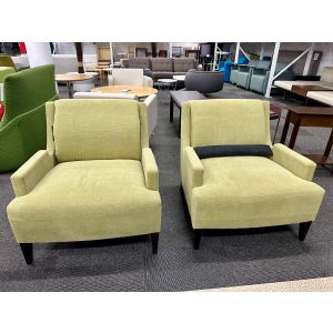 Pair of HBF Perfect Pitch Lounge Chairs by Barbara Barry