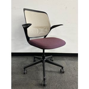 Steelcase Cobi Task Chair (Gray/Purple)