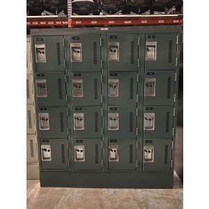 Four-Wide Six-Tier Locker (Green)